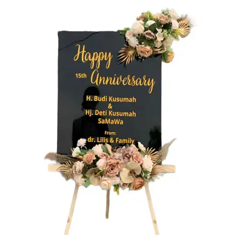 Papan Bunga Akrilik Plosogede